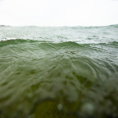 Image showing Close-up of sea water