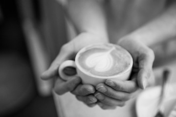 Image showing Cup of delicious coffee