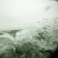 Image showing Close-up of stormy sea