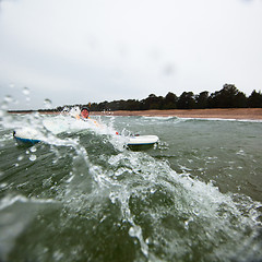 Image showing Sup boarding 