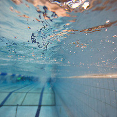 Image showing Pool underwater