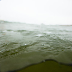 Image showing Close-up of sea water