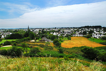 Image showing Town of Carnac in Brittany