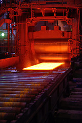 Image showing hot steel