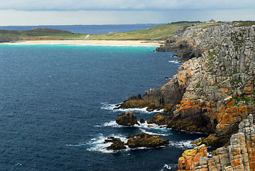 Image showing Atlantic coast in Brittany