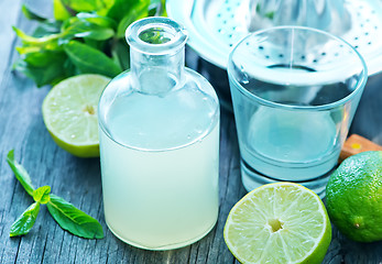 Image showing fresh lime juice