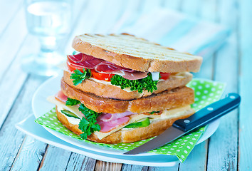 Image showing sandwiches