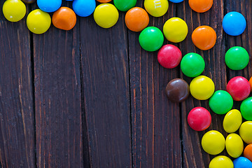 Image showing color chocolate candy 