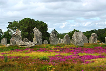 Image showing Megalithic monuments in Brittany