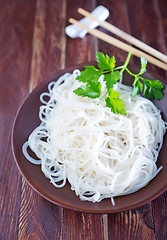 Image showing rice noodles