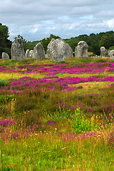 Image showing Megalithic monuments in Brittany