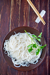 Image showing rice noodles