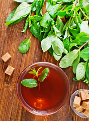 Image showing mint tea