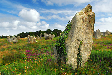 Image showing Megalithic monuments in Brittany