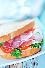 Image showing sandwich 