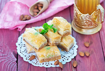 Image showing Baklava, Turkish dessert