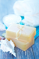 Image showing Soap and Body Lotion