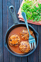 Image showing meatballs