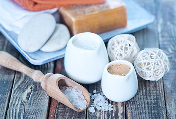 Image showing Soap and Body Lotion