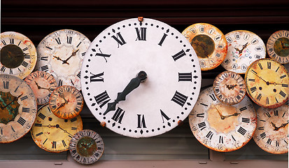 Image showing Antique clocks