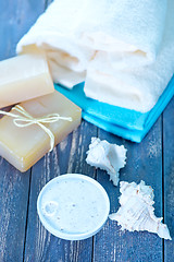 Image showing Soap and Body Lotion