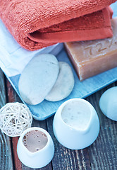 Image showing Soap and Body Lotion