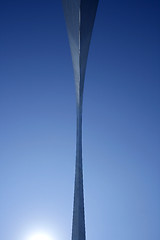 Image showing Close up on The Arch at St. Louis