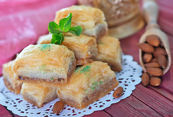 Image showing Baklava, Turkish dessert