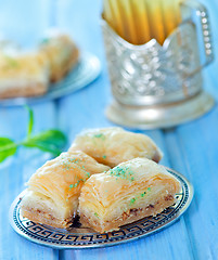 Image showing Baklava, Turkish dessert