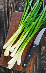 Image showing green onion