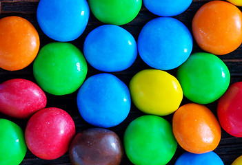 Image showing color chocolate candy 