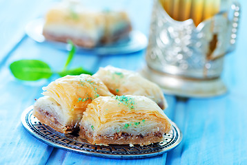 Image showing Baklava, Turkish dessert