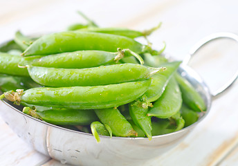 Image showing green peas