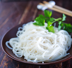 Image showing rice noodles