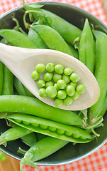 Image showing green peas