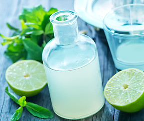 Image showing fresh lime juice