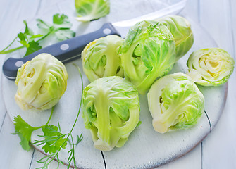 Image showing brussel sprouts