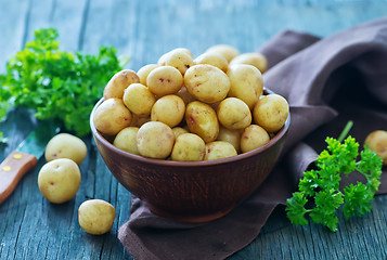 Image showing raw potato