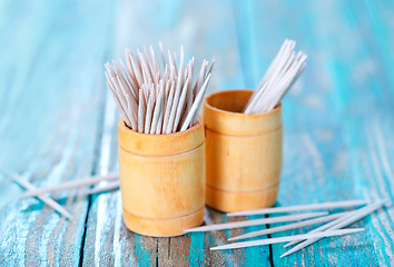 Image showing  toothpicks