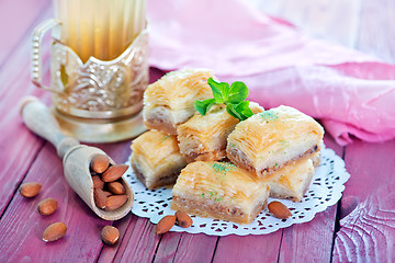 Image showing Baklava, Turkish dessert