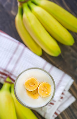 Image showing banana yogurt