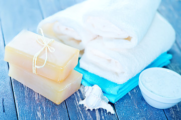 Image showing Soap and Body Lotion