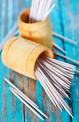 Image showing  toothpicks