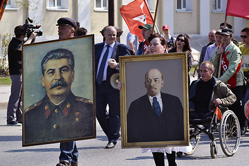 Image showing Demonstration of the Communist Party of the Russian Federation f