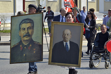 Image showing Demonstration of the Communist Party of the Russian Federation f