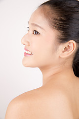 Image showing Beautiful young Asian girl portrait