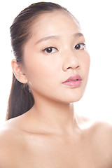 Image showing Beautiful young Asian girl portrait