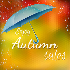 Image showing Enjoy autumn sales. EPS 10