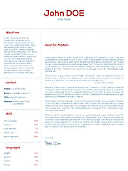 Image showing Simple cover letter design for resumes 