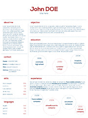 Image showing Simplistic modern cv curriculum vitae cv design